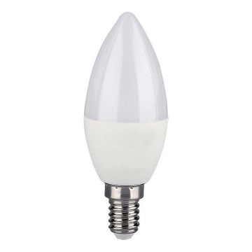 LED RGB dimbar glödlampa E14/4,8W/230V 4000K + fjärrkontroll